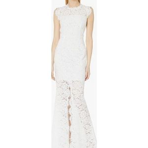 White Rachael Zoe  Size 4 Ball gown dress